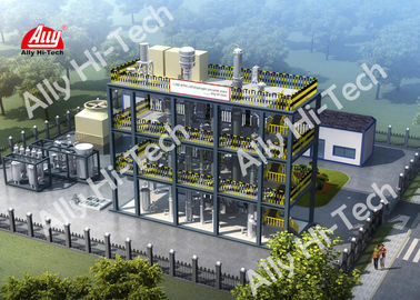 Bom preço. Na planta de produção da água oxigenada do local, usina de água oxigenada on-line