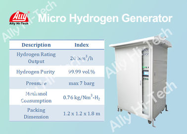Bom preço. 20 Nm3/gerador de H micro hidro, gerador industrial durável do hidrogênio on-line